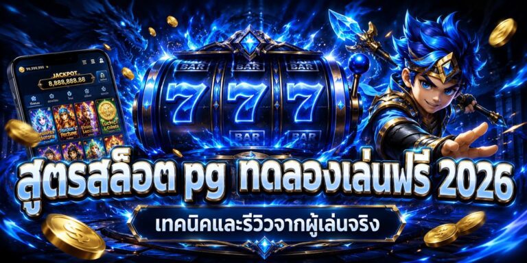 สูตรสล็อต pg ทดลองเล่นฟรี เทคนิคและรีวิวจากผู้เล่นจริง