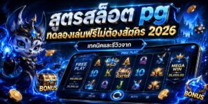 สูตรสล็อต pg ทดลองเล่นฟรีไม่ต้องสมัคร เทคนิคและรีวิวจาก